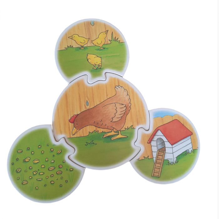Joc de puzzle din lemn – Animale [2]