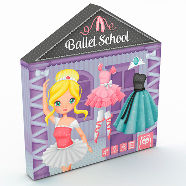 Joc educativ cu stickere reutilizabile - Scoala de balet [3]