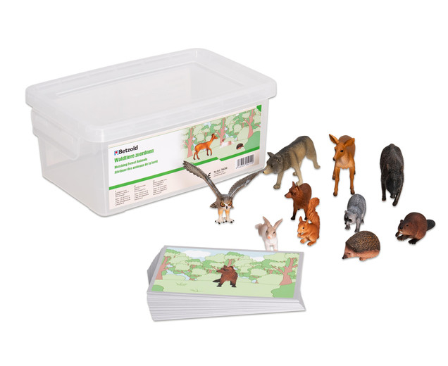Joc Montessori pentru dezvoltarea vocabularului - Animalele padurii [3]
