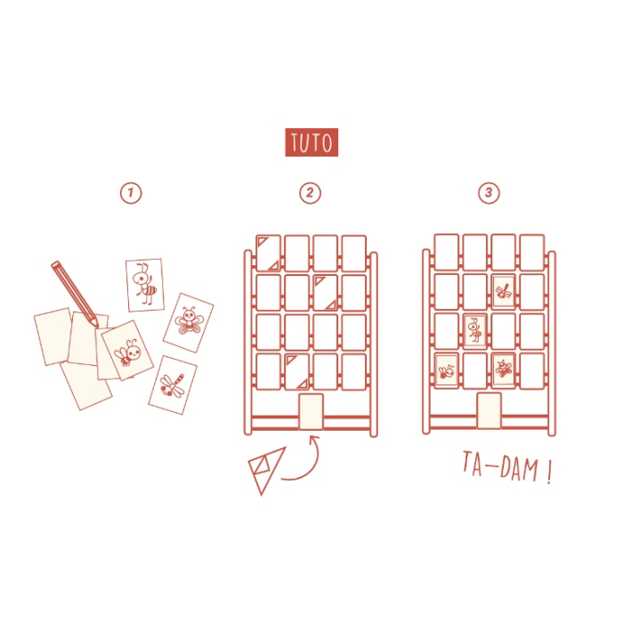 Joc personalizabil din lemn - Ghicește cine sunt eu [5]