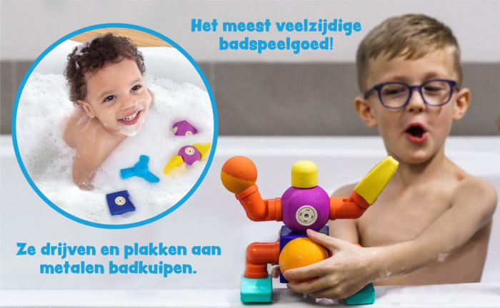 Joc STEM cu 60 de piese moi cu magnet - [3]