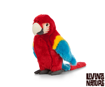 Jucarie de plus - Papagal Macaw rosu