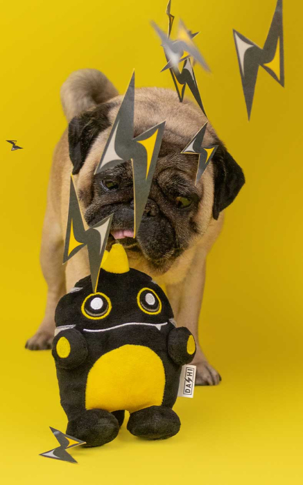 Jucărie din pluș pentru câine - NERO [3]