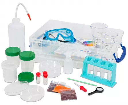 Kit pentru experimente stiintifice cu 29 accesorii