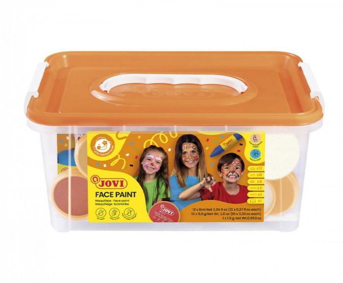 Kit pentru pictură pe față cu acuarele și accesorii [3]