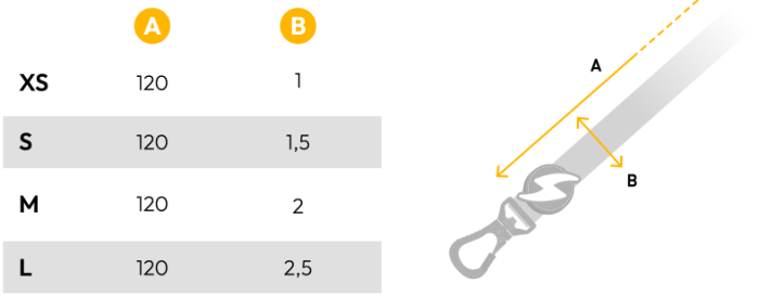 Lesă pentru câini model GAMER, 1,5 cm*120 cm [2]