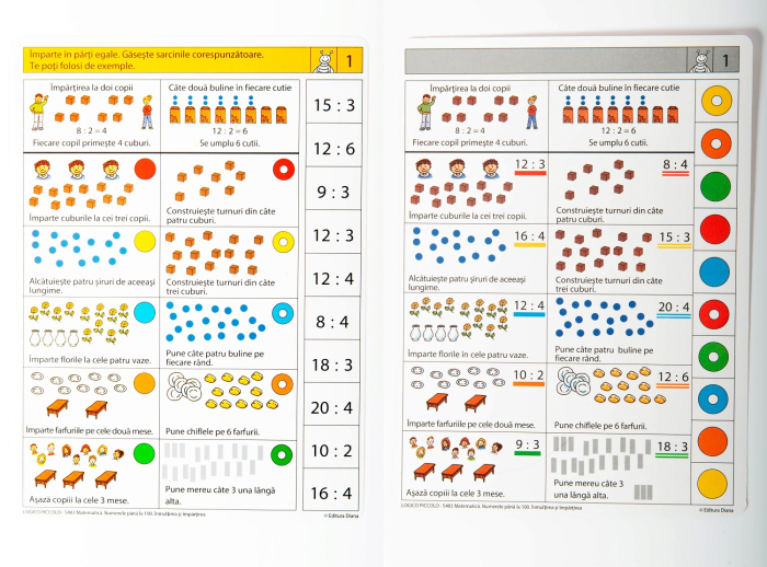 LOGICO PICCOLO - Matematică (8+) - Numerele până la 100. Înmulțirea și împărțirea [2]