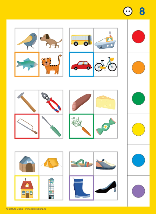 LOGICO PRIMO -  Competențe de învățare logică. Sortăm și clasificăm (5+) [3]