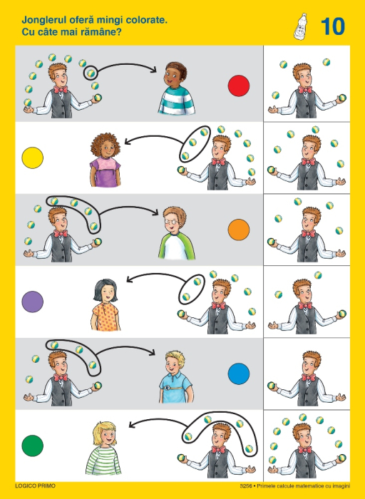 LOGICO PRIMO - Mapă Primele calcule matematice cu imagini (5+) [2]