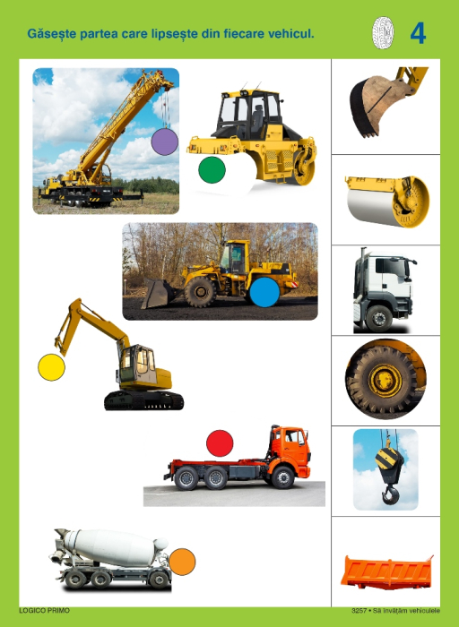 LOGICO PRIMO - Mapă Să învățăm vehiculele (5+) [2]
