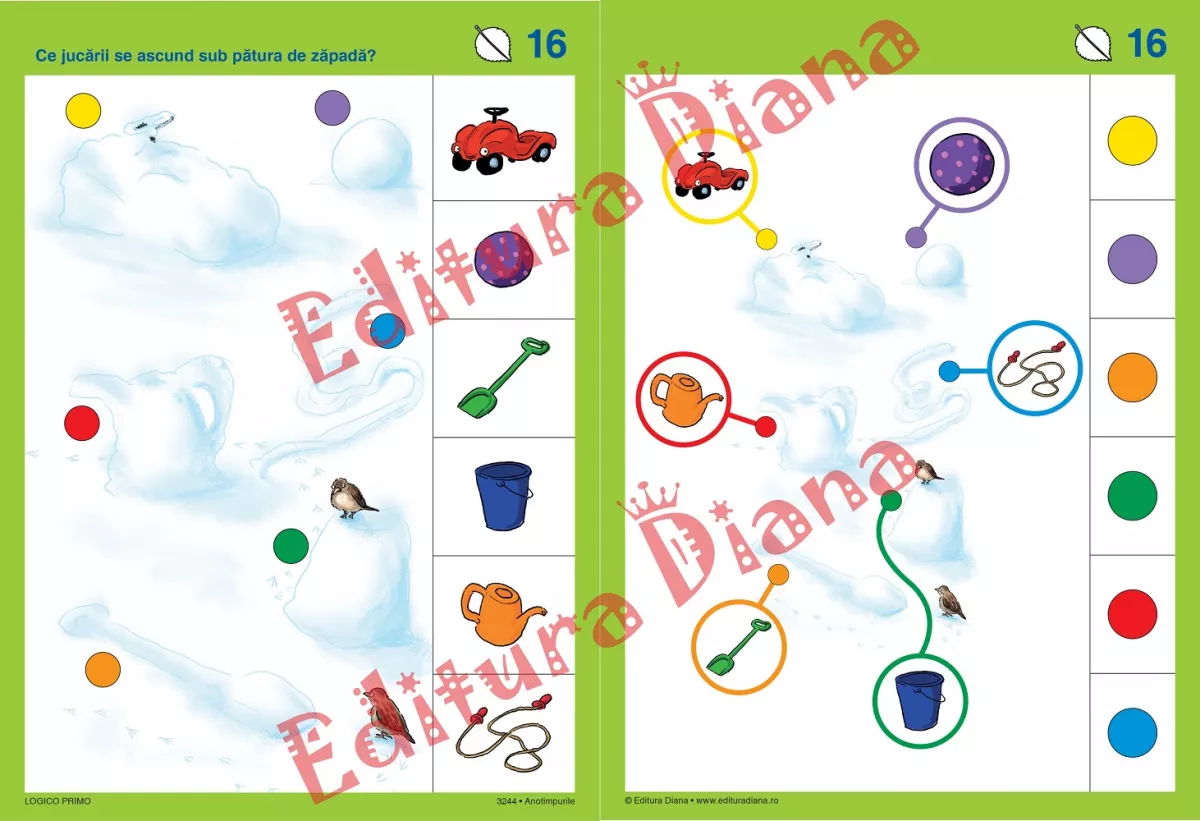 LOGICO PRIMO - SET Mapa + Tăbliță - Anotimpurile (5+) [2]