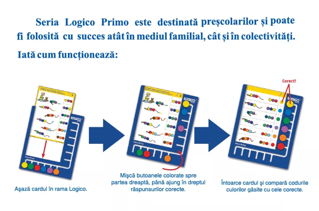 LOGICO PRIMO - SET CU TABLITA - Abilitati de baza - Logica 3+ [3]