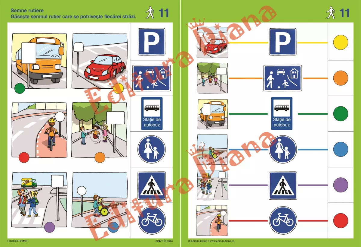 LOGICO PRIMO - Set Mapă + Tăbliță - In Trafic 5+ [2]