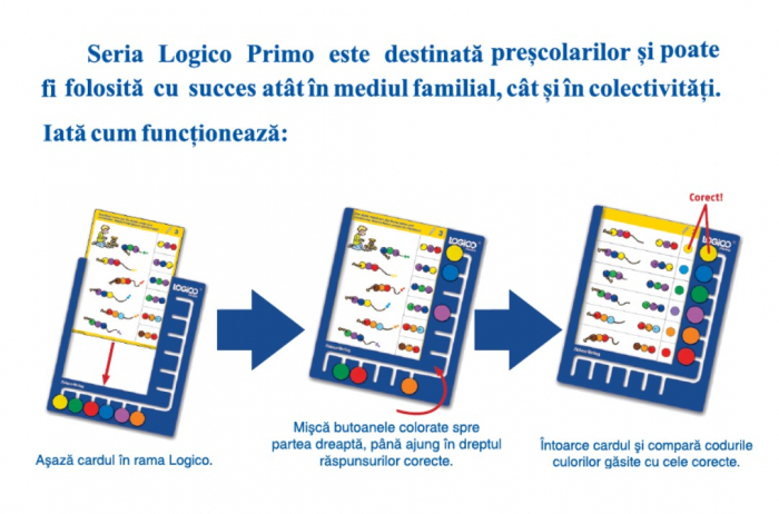 LOGICO PRIMO - SET CU TABLITA - Invat despre culori si forme 3+ [3]