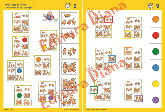 LOGICO PRIMO - SET Mapă + Tăbliță - Numara si Compara 5+ [2]