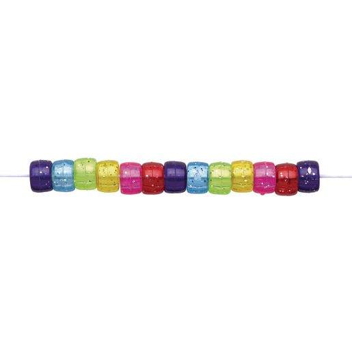 Mărgele colorate glitter - 450 de grame [3]