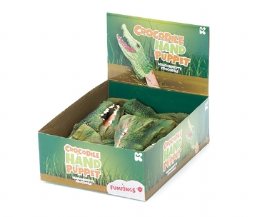 Marionetă de mână din cauciuc moale - Crocodil [2]