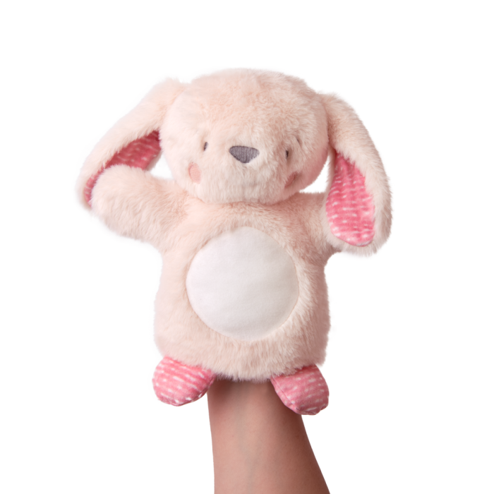 Marioneta de mana - Iepuras cu carte, 25 cm [2]