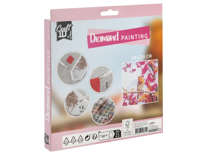 Mini-tablou cu diamante -Primăvară, 20 x 20 cm [2]