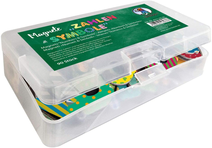 Numere și simboluri matematice - Set de 90 de piese magnetice [3]