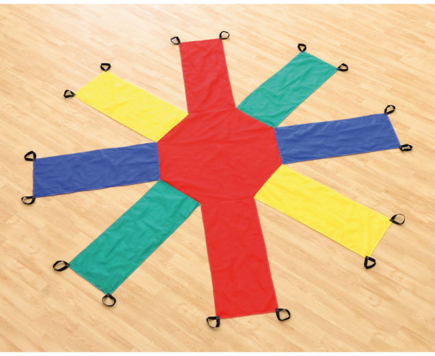 Parașută de joacă în formă de floare, diametru 350 cm [3]