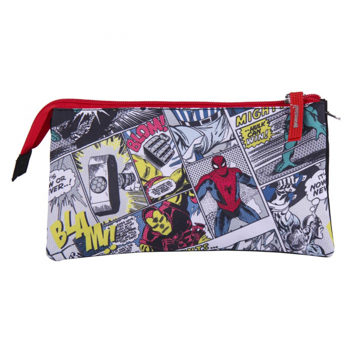 Penar Marvel cu 3 compartimente, 23 x 12.5 x 3 cm [2]