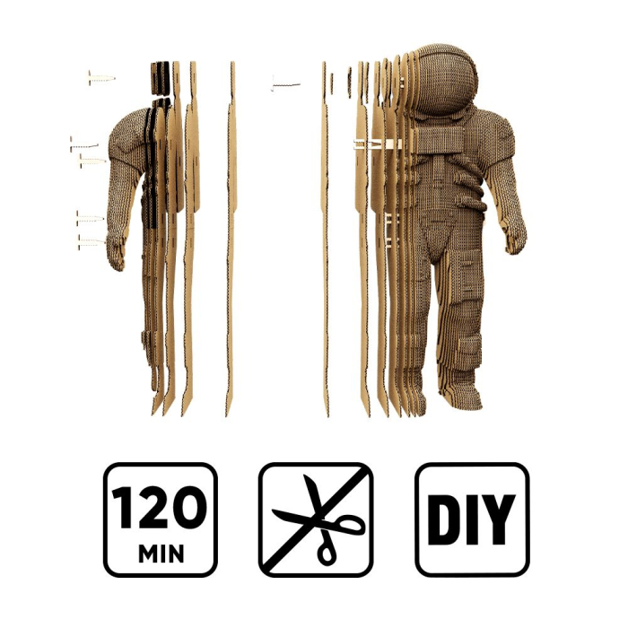 Puzzle 3D din carton - Astronaut [3]