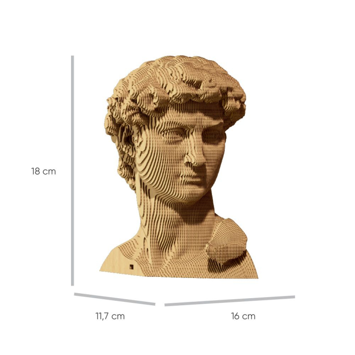 Puzzle 3D din carton - David [2]