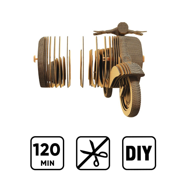 Puzzle 3D din carton - Scooter [3]