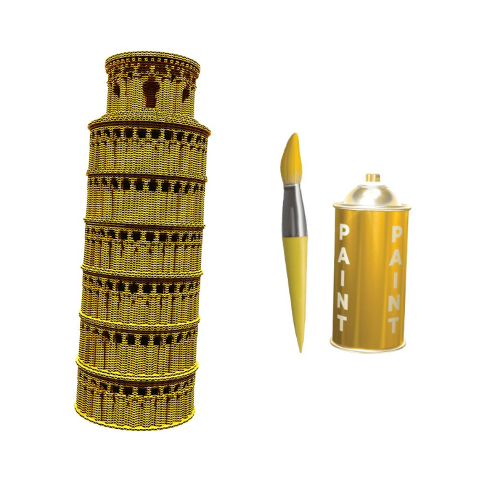 Puzzle 3D din carton - Turnul din Pisa [4]