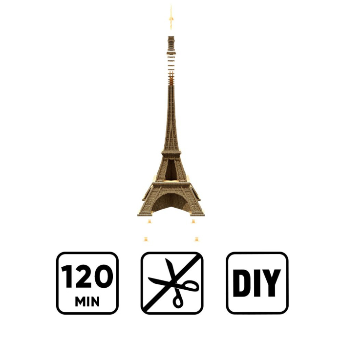 Puzzle 3D din carton - Turnul Eiffel [3]