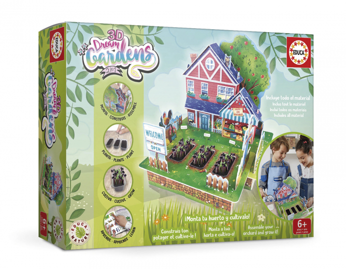Puzzle 3D - Gradina mea cu kit pentru plantare si seminte [2]