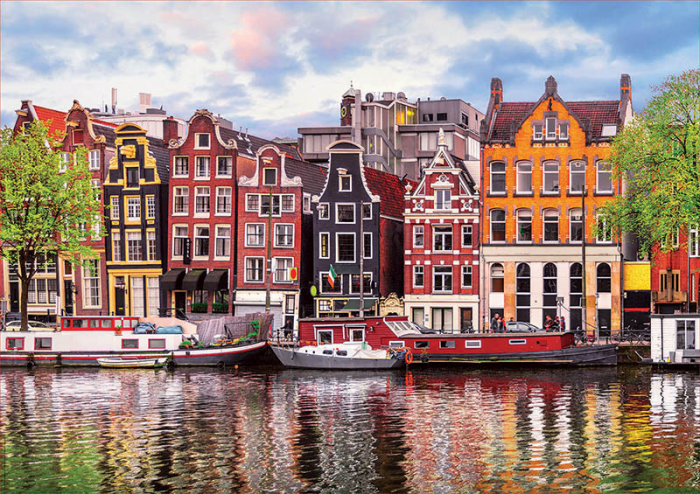 Puzzle cu 1000 de piese - Case din Amsterdam [2]