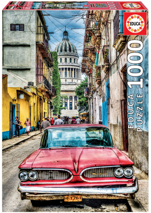 Puzzle cu 1000 de piese - Masina in Havana