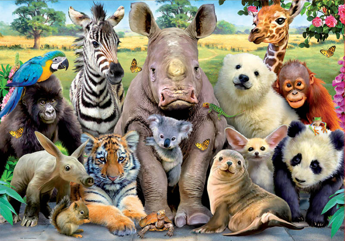 Puzzle cu 300 de piese - Animale [2]