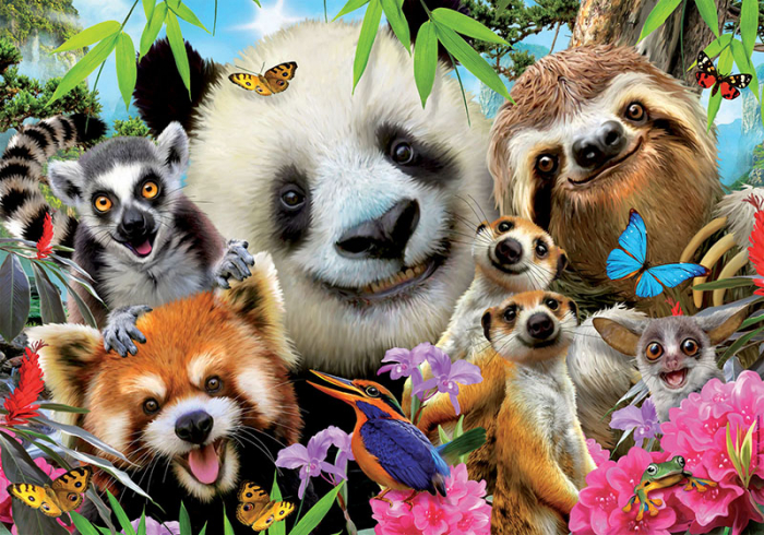Puzzle cu 300 de piese - Animale vesele [2]