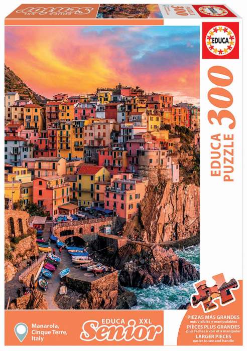 Puzzle cu 300 de piese - Manarola, Cinque Terre, Italia