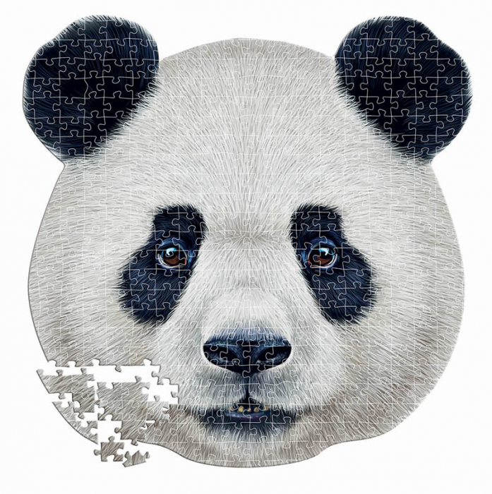 Puzzle cu 332 de piese - Cap de urs panda [2]