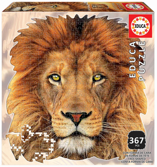 Puzzle cu 375 de piese - Cap de leu