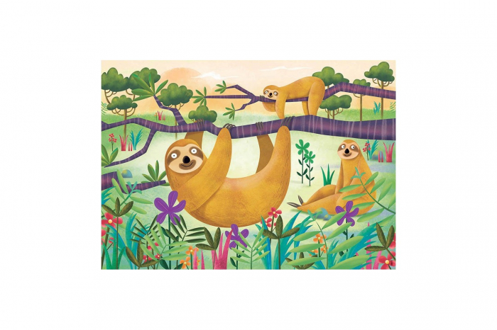 Puzzle cu 48 de piese in mini cutie tip cub - Lenesi [2]