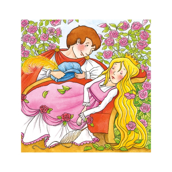 Puzzle din cuburi de lemn - Povești clasice [3]