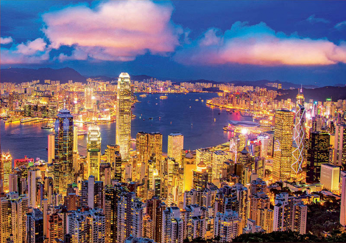 Puzzle fosforescent cu 1000 de piese - Hong Kong [3]