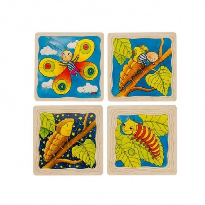 Puzzle în straturi – Omidă [5]