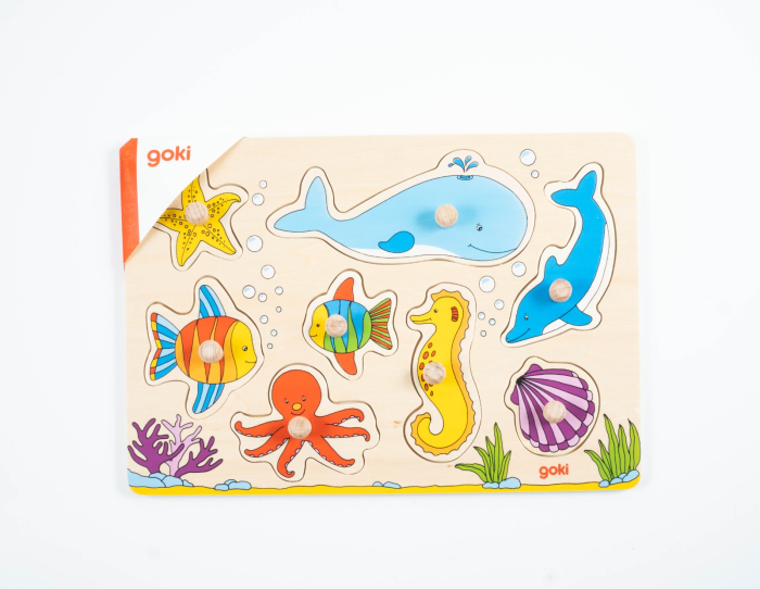 Puzzle incastrat - Animale marine [5]