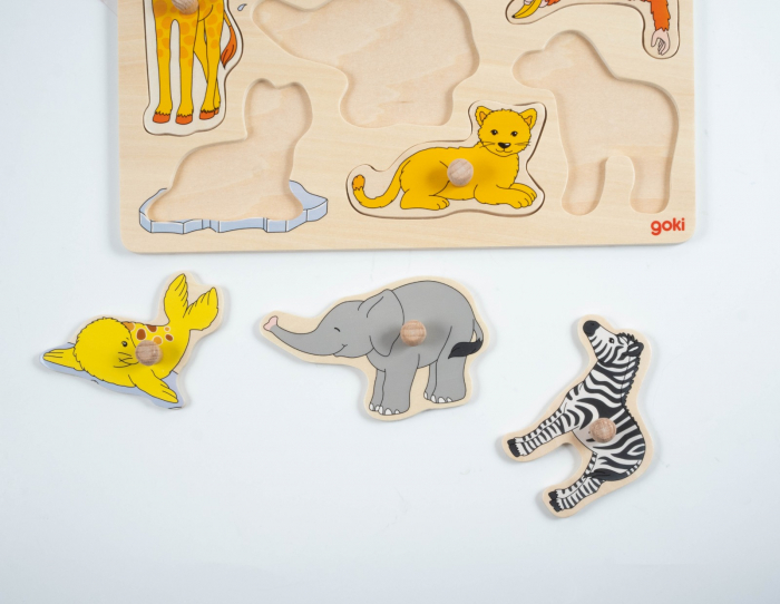 Puzzle incastrat - Animale salbatice [2]