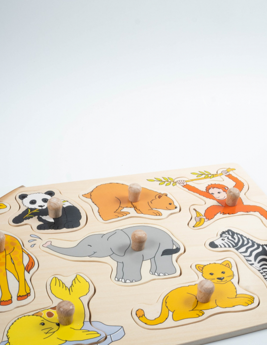 Puzzle incastrat - Animale salbatice [4]