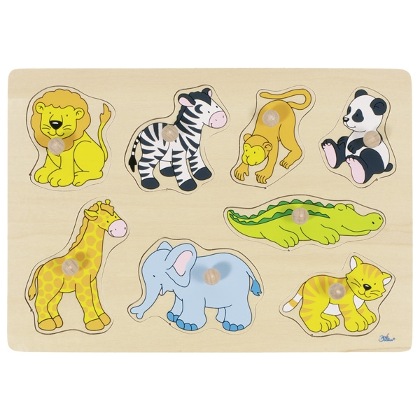 Puzzle incastrat cu 8 piese - Animale [3]