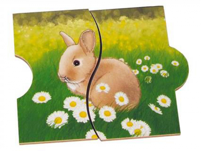 Puzzle nesfârșit - Animale la venirea primăverii 16 piese [2]