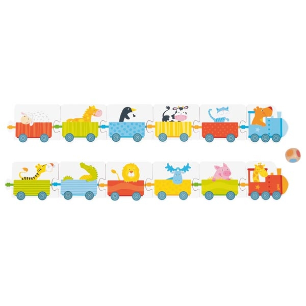 Puzzle și joc de societate - Trenuri [3]