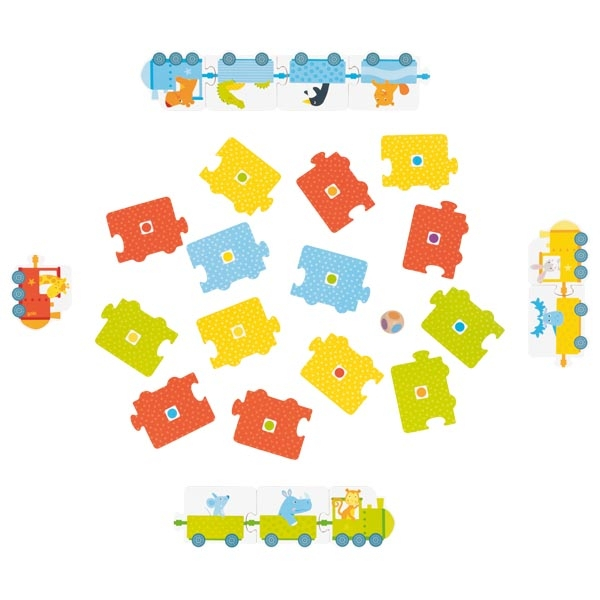 Puzzle și joc de societate - Trenuri [2]